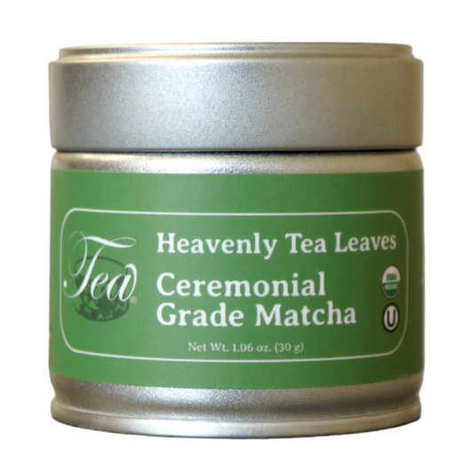 Organic Ceremonial Grade UJI Matcha Green Tea Powder, Antioxidant Rich, Premium Quality, Single Origin, Japanese, 1st Harvest | Heavenly Tea Leaves