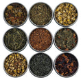 Load image into Gallery viewer, Assorted 9 Tea Sampler - 9 Assorted Premium Loose Leaf Teas & Herbal Tisanes | Heavenly Tea Leaves

