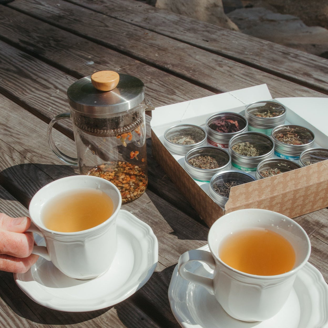 Assorted 9 Tea Sampler - 9 Assorted Premium Loose Leaf Teas & Herbal Tisanes | Heavenly Tea Leaves