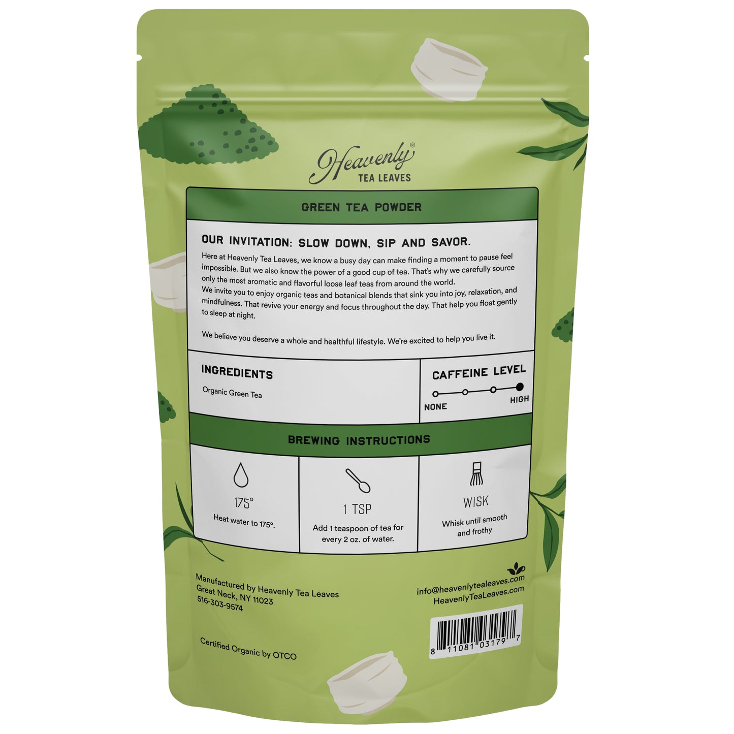 Organic Barista Matcha, 453 g