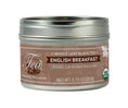 Load image into Gallery viewer, Organic English Breakfast, Loose Leaf Black Clear Top Tea Tin
