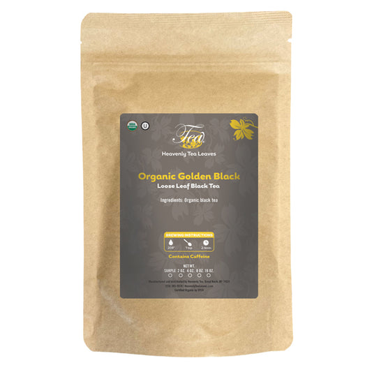 Organic Golden Black - Artisan Loose Leaf Black Tea | Heavenly Te Leaves