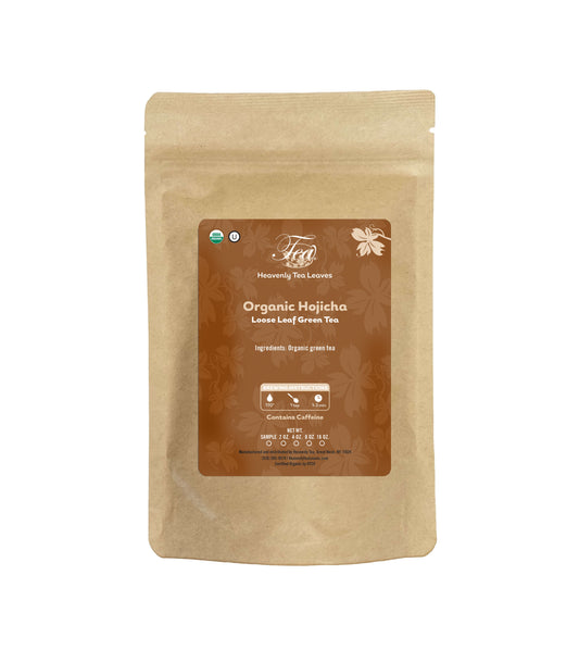 Organic Hojicha - Premium Loose Leaf Japanese Green Tea | Heavenly Tea Leaves