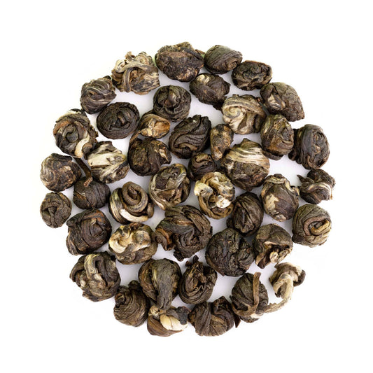 Organic Jasmine Pearl - Bulk Loose Leaf Green Tea - Artisan Green Tea | Heavenly Tea Leaves