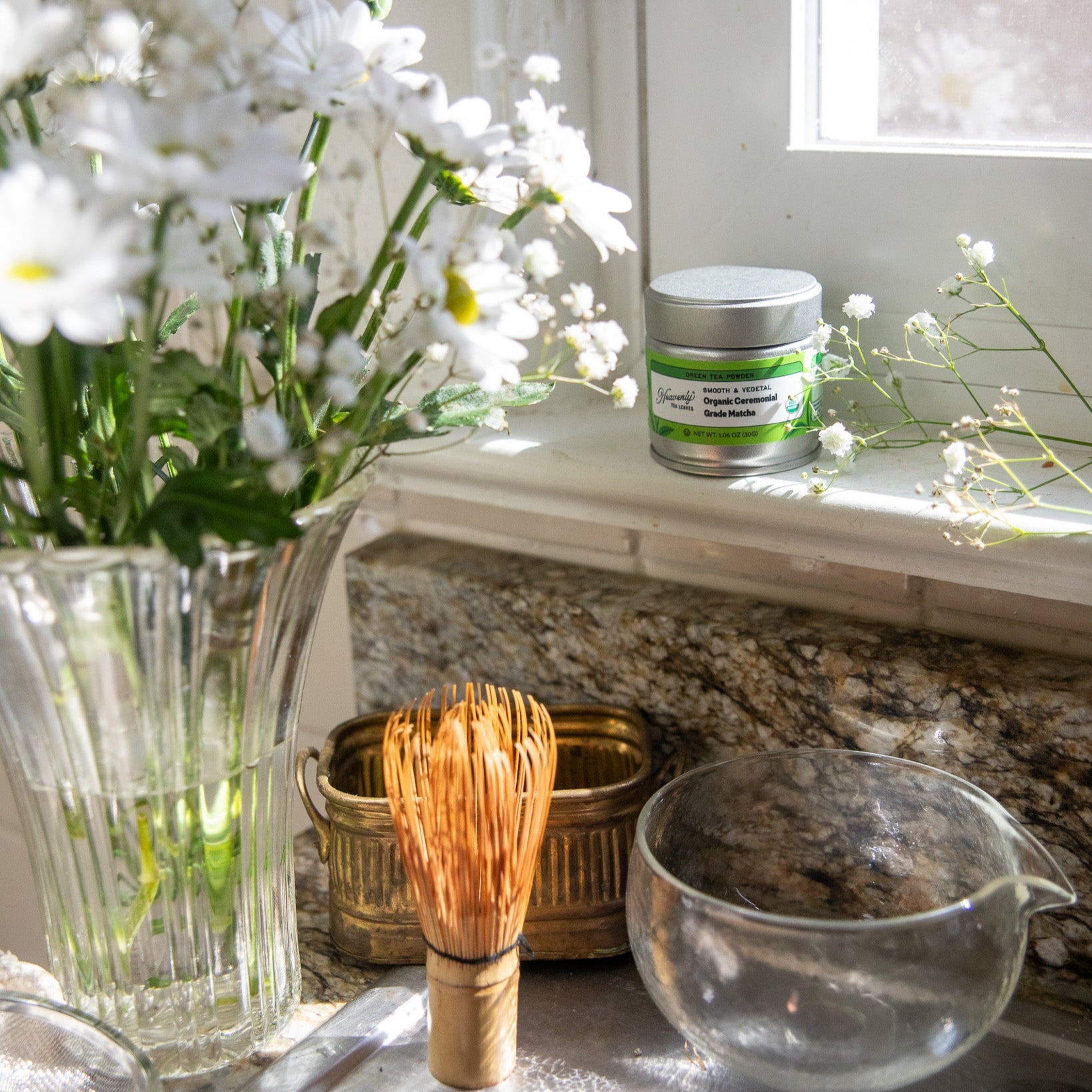 Organic Ceremonial Grade UJI Matcha Green Tea Powder, Antioxidant Rich, Premium Quality, Single Origin, Japanese, 1st Harvest | Heavenly Tea Leaves