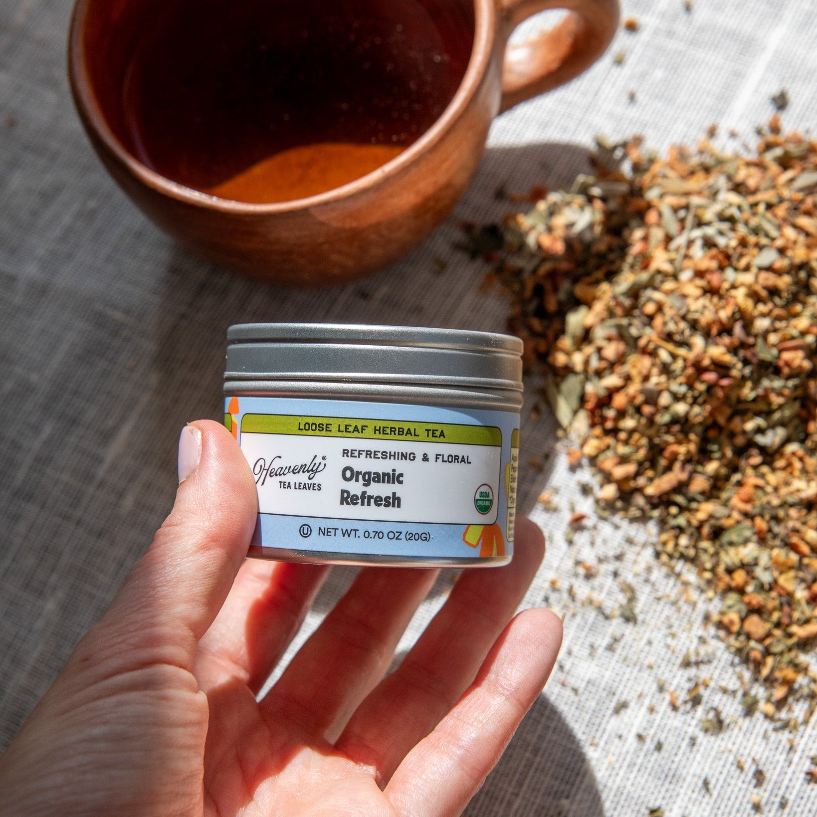 Organic Refresh - Loose Leaf Herbal Tea | Heavenly Tea Leaves