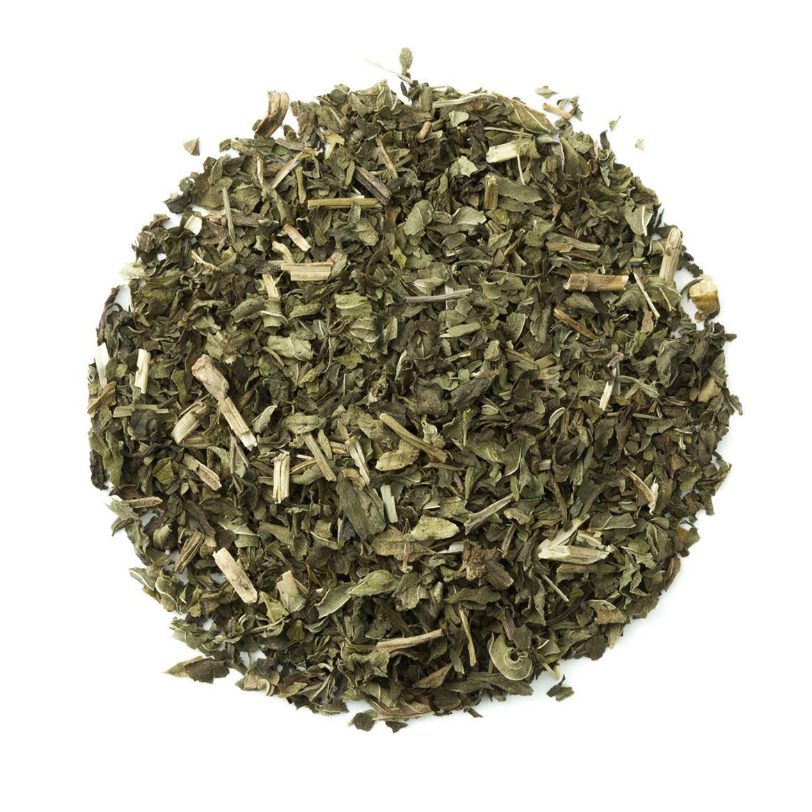 Organic Peppermint, Loose Leaf Herbal Clear Top Tea Tin