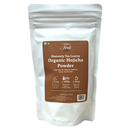 Organic Hojicha - Premium Bulk Loose Leaf Green Tea Powder | Heavenly Tea Leaves