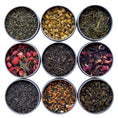 Load image into Gallery viewer, 9 Flavor Variety Pack - Loose Leaf Tea Sampler Gift Set - 9 Assorted Loose Leaf Teas & Herbal Tisanes | Heavenly Tea Leaves
