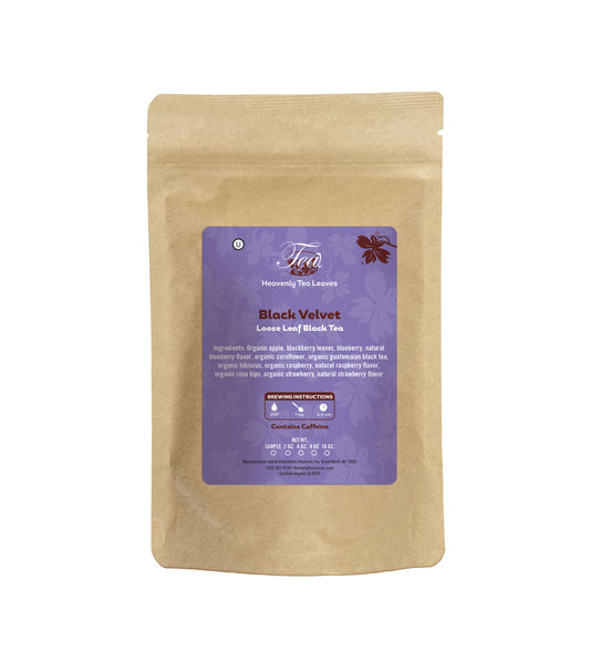 Black Velvet - Premium Loose Leaf Black Tea | Heavenly Tea Leaves