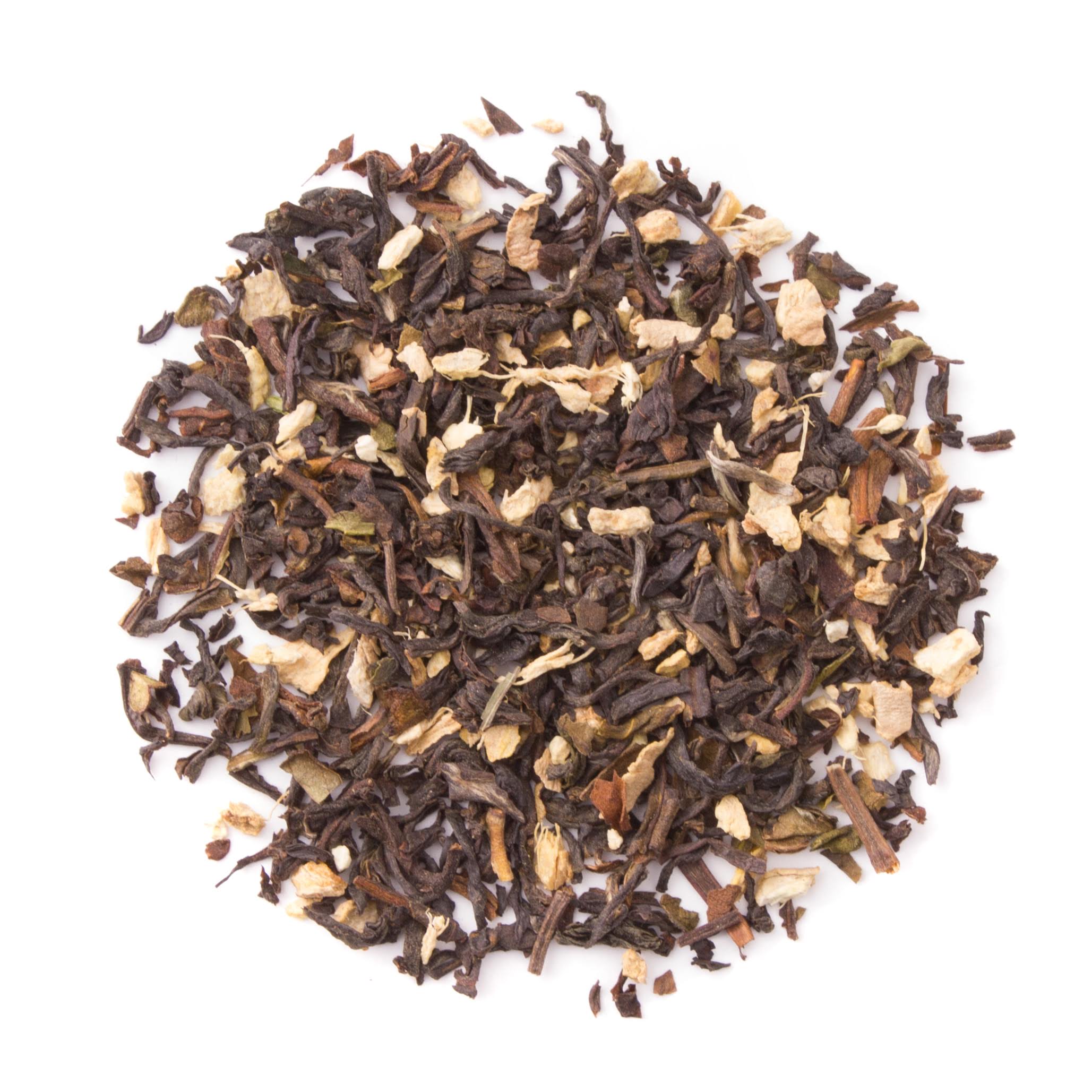 Organic Ginger Black, Bulk Loose Leaf Black Tea, 16 Oz. - Bulk Black Tea - Premium Loose Tea Leaves - Organic & Kosher - Heavenly Tea Leaves