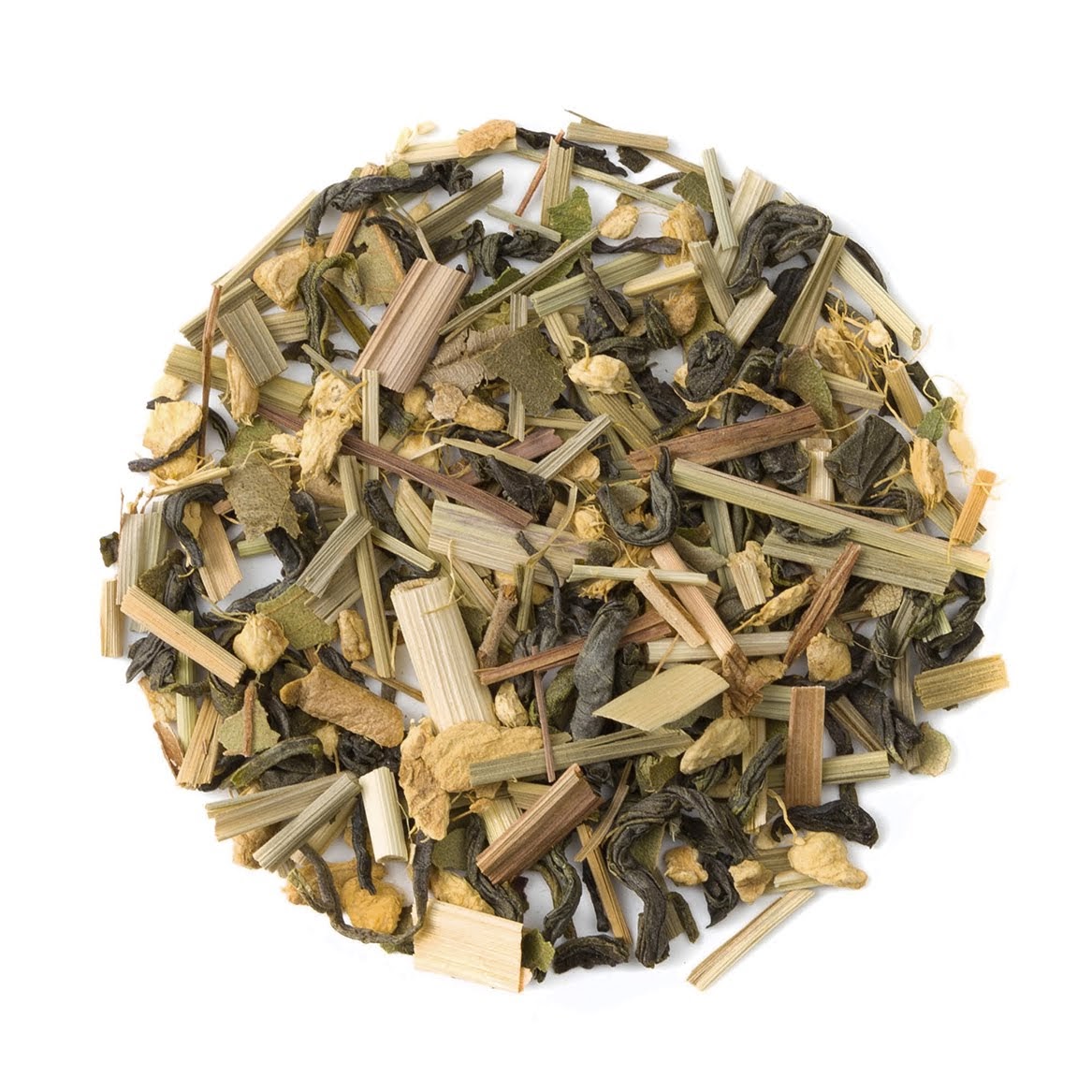 Organic Ginger Lemon Green Tea Tin - Loose Leaf Green Tea - Wellness Blend - Heavenly Tea Leaves