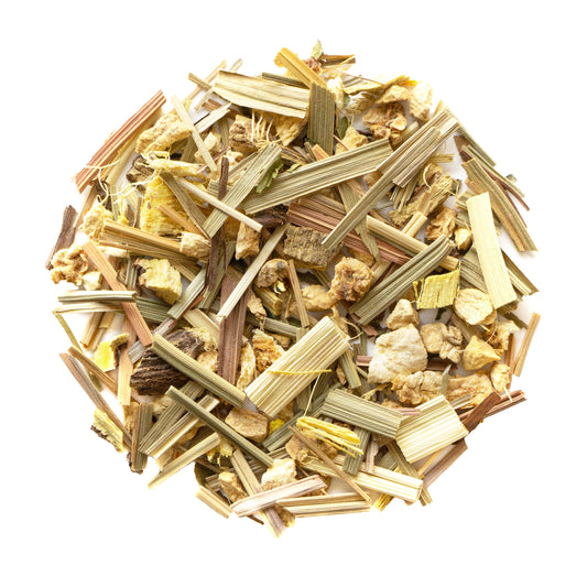 Organic Lemon Ginger Bulk 1lb. - Loose Leaf Herbal Tisane - Stomach Settler - Wellness Loose Leaf Tea | Heavenly Tea Leaves
