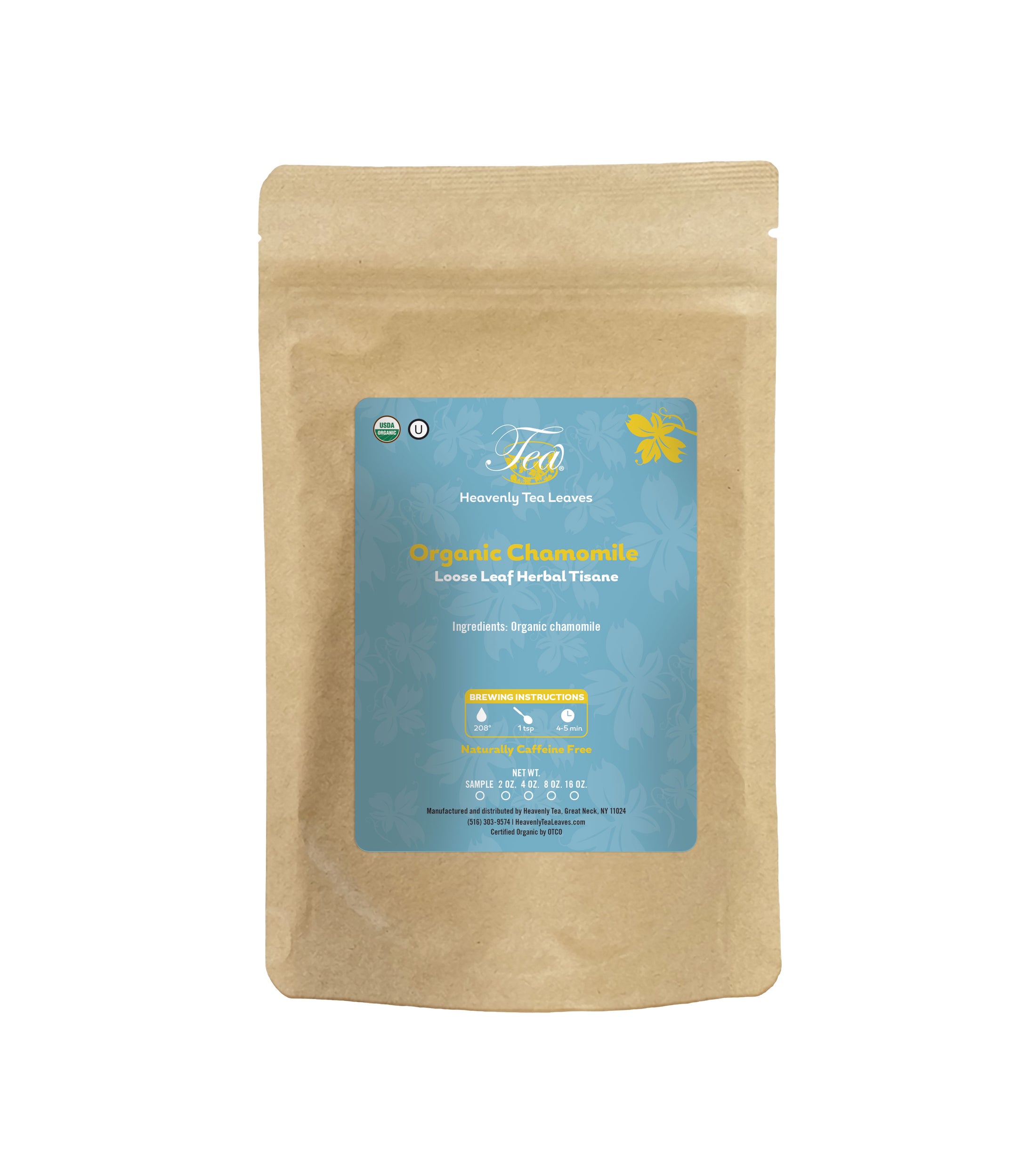 Organic Chamomile - Loose Leaf Herbal Tisane - Ancient Relaxation Remedy - Sleep Tea - Heavenly Tea Leaves