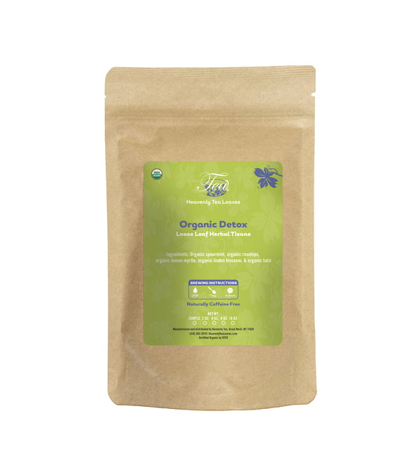 Organic Detox - Teatox, Cleansing Tea, Gut Tea, Healthy Tea, Detoxifying Loose Leaf Tea Blend | Heavenly Tea Leaves