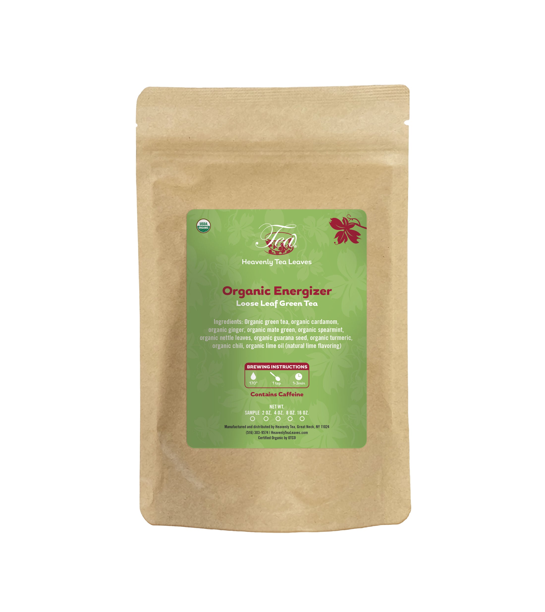 Energizer - Uplifting Loose Leaf Wellness Herbal Tisane - Energy Tea - Premium | Heavenly Tea Leaves