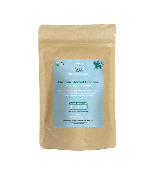  Organic Herbal Cleanse - Cleansing Loose Leaf Herbal Tea - Detoxify | Heavenly Tea Leaves
