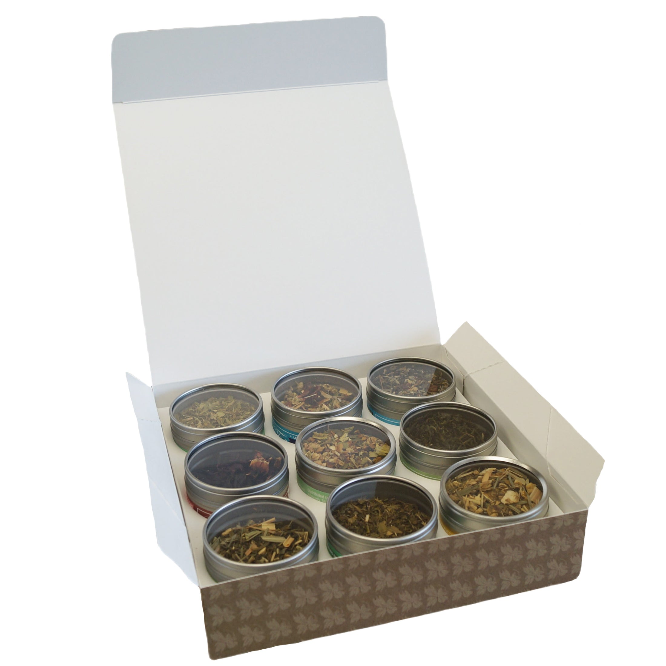 Organic Wellness 9 Tea Sampler, 9 Assorted Wellness Loose Leaf Teas & Herbal Tisanes, - Beautiful Gift for Mom, Grandma, or Her, | Heavenly Tea Leaves