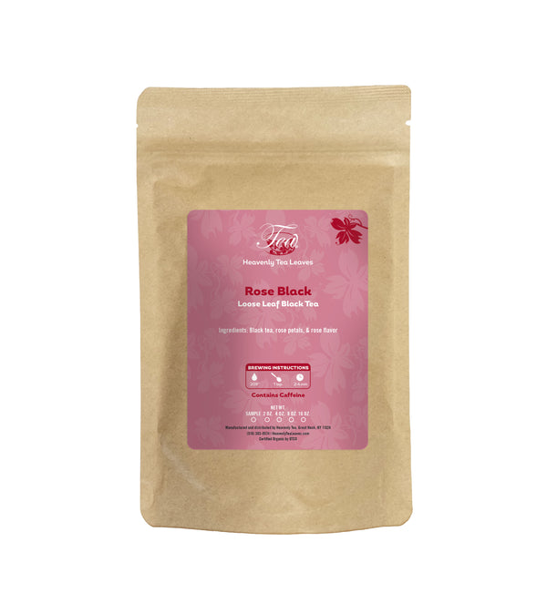 Rose Black - Premium Loose Leaf Black Tea | Heavenly Tea Leaves