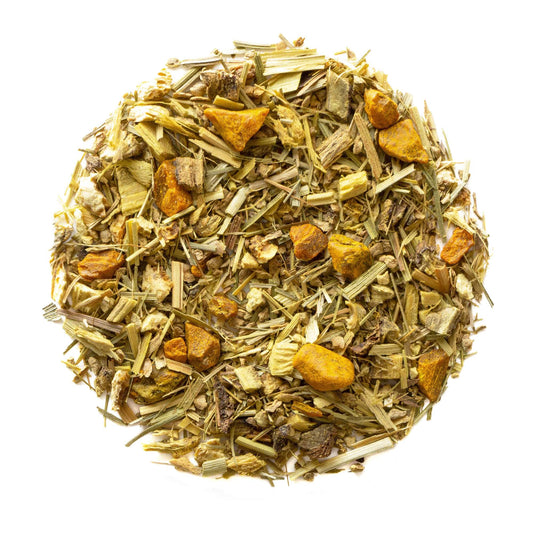 Organic Turmeric Ginger - Ayurvedic Tea Blend - Tea - Wellness Tea - Turmeric Tea - Ginger Tea - Anti-Inflammatory | Heavenly Tea Leaves