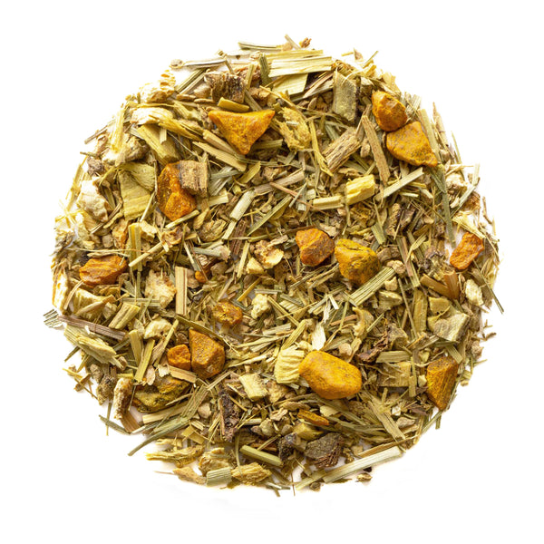 Organic Turmeric Ginger - Wellness Loose Leaf Tea Blend - Premium Herbal Tisane - A Strong Immune Boosting Loose Leaf Tea | Heavenly Tea Leaves