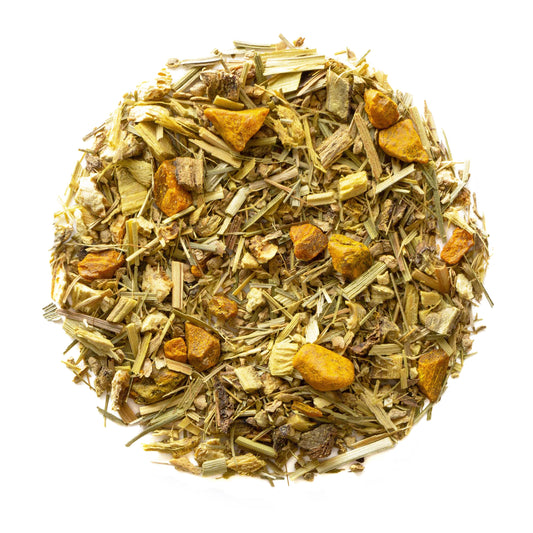 Organic Turmeric Ginger Bulk - Wellness Loose Leaf Tea Blend - Anti-inflammatory | Heavenly Tea Leaves