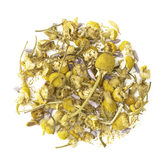 Organic Chamomile Lavender - Loose Leaf Herbal Tisane - Calming & Relaxing - Heavenly Tea Leaves