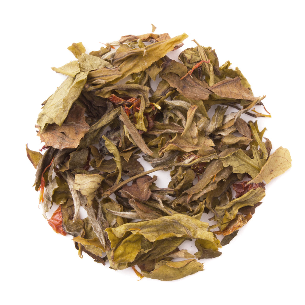 Organic Pomegranate White - Loose Leaf White Tea - Fruity - Heavenly Tea Leaves